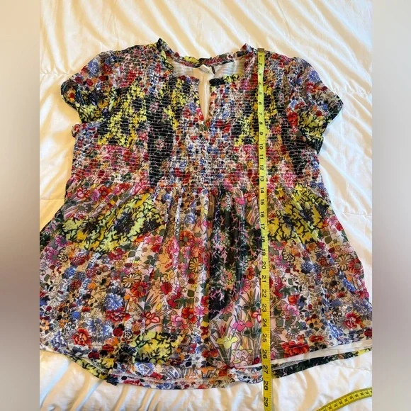 Anthropologie XL Floral Blouse - Picture 1 of 7
